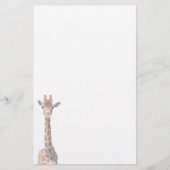 Cute giraffe briefpapier (Voorkant)