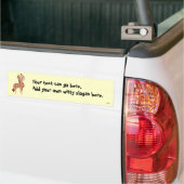 Cute Giraffe Bumpersticker (Op Truck)