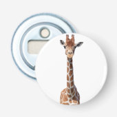 Cute giraffe button flesopener (Voorkant)