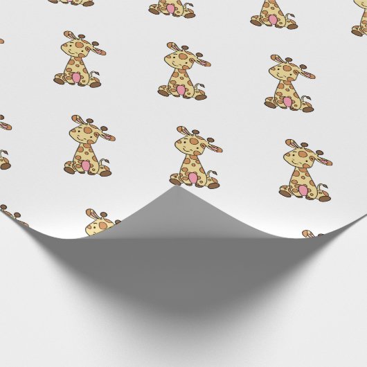 CUTE GIRAFFE CADEAUPAPIER (Hoek)