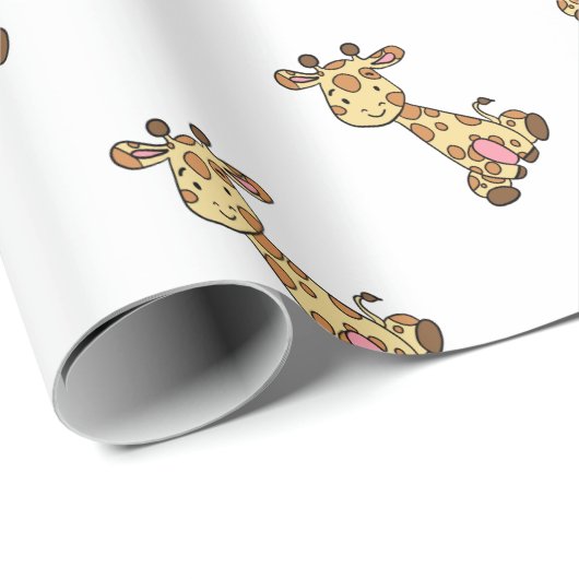 CUTE GIRAFFE CADEAUPAPIER (Rol Hoek)