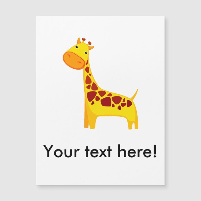Cute giraffe cartoon (Voorkant)