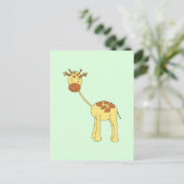 Cute Giraffe. Cartoon. Briefkaart (Staand voorkant)