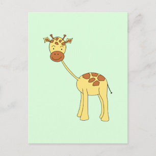 Cute Giraffe. Cartoon. Briefkaart