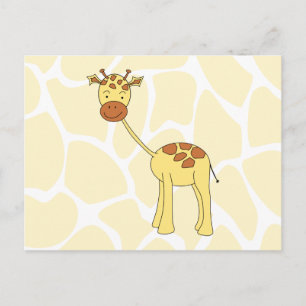 Cute Giraffe. Cartoon. Briefkaart