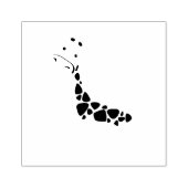 Cute giraffe cartoon rubberstempel (Afrduk)