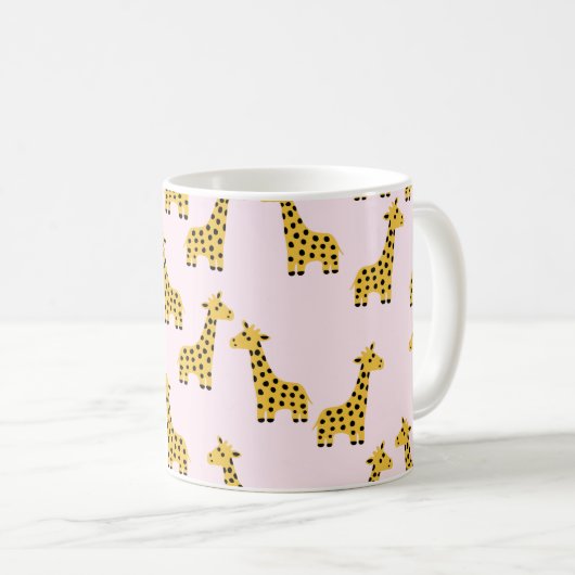 Cute Giraffe Coffee Mok (Voorkant rechts)