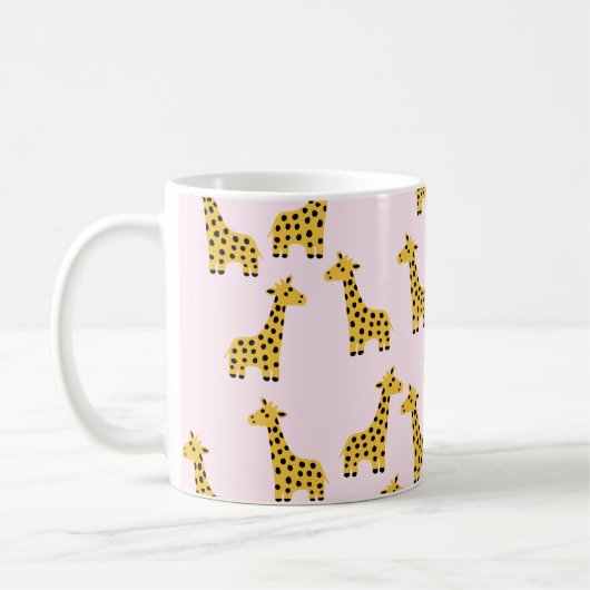 Cute Giraffe Coffee Mok (Links)