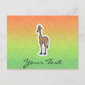 Cute Giraffe; Colorul Briefkaart (Voorkant)