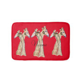 Cute Giraffe Couple Thunder_Cove Badmat (Voorkant)