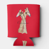 Cute Giraffe Couple Thunder_Cove Blikjeskoeler (Achterkant)