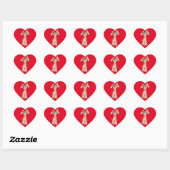 Cute Giraffe Couple Thunder_Cove Hart Sticker (Vel)