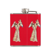 Cute Giraffe Couple Thunder_Cove Heupfles (Achterkant)