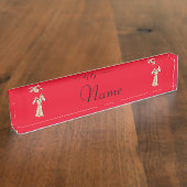 Cute Giraffe Couple Thunder_Cove Naambordje (Zijkant)