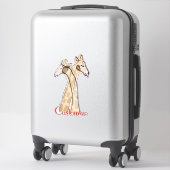 Cute Giraffe Couple Thunder_Cove Sticker (Koffer)