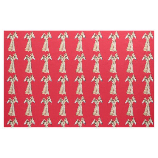 Cute Giraffe Couple Thunder_Cove Stof (Fat Quarter)