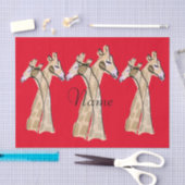 Cute Giraffe Couple Thunder_Cove Tissuepapier (Craft)