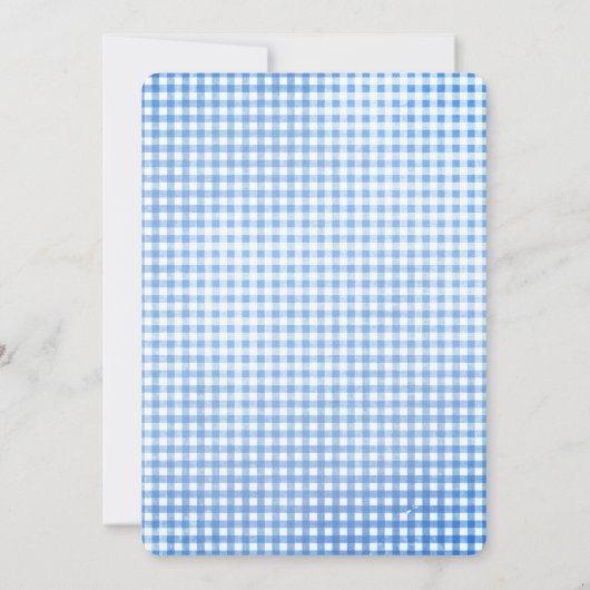 Cute Giraffe en Daisy Baby shower Kaart (Achterkant)