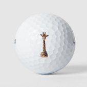 Cute giraffe face golfballen (Voorkant)