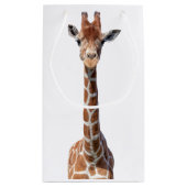 Cute giraffe face klein cadeauzakje (Achterkant)