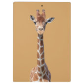 Cute giraffe face klembord (Achterkant)