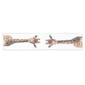 Cute giraffe face korte tafelloper (Horizontaal)