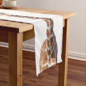 Cute giraffe face korte tafelloper (Voorbeeld)