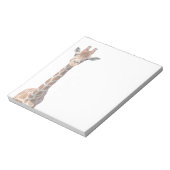 Cute giraffe face notitieblok (Linkerzijde)