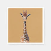 Cute giraffe face servet (Voorkant)