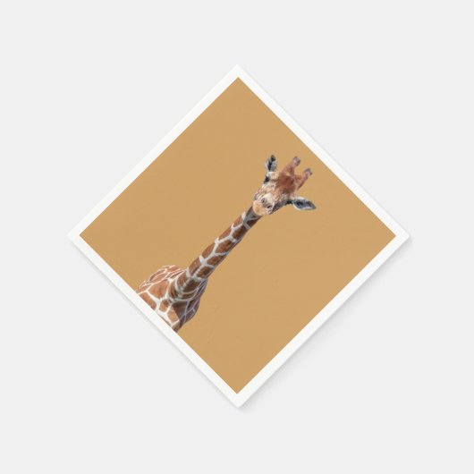 Cute giraffe face servet (Hoek)