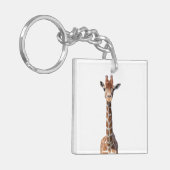 Cute giraffe face sleutelhanger (Voorkant Links)