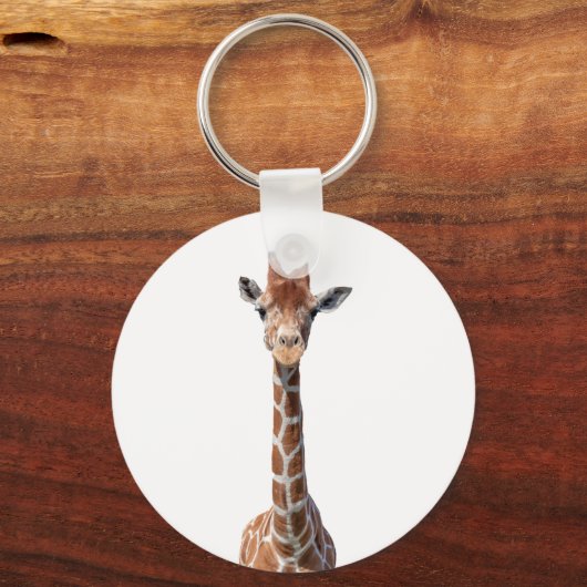 Cute giraffe face sleutelhanger (Voorkant)
