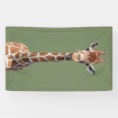 Cute giraffe face spandoek (Horizontaal)