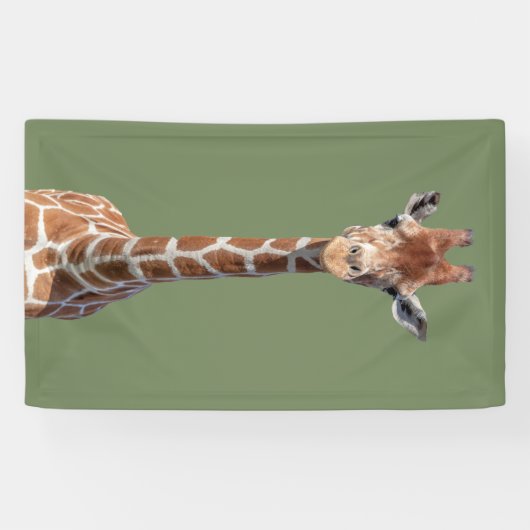 Cute giraffe face spandoek (Horizontaal)