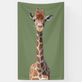 Cute giraffe face spandoek (Verticaal)