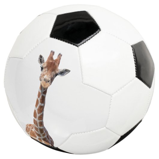 Cute giraffe face voetbal (Drie kwart)