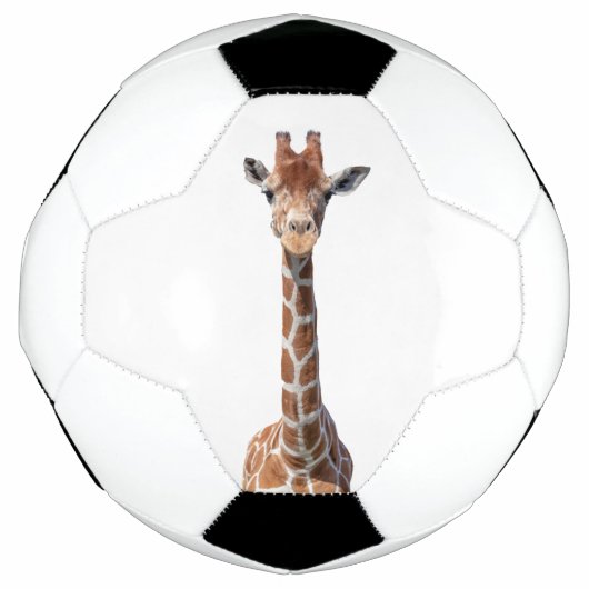 Cute giraffe face voetbal (Voorkant)