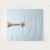 Cute giraffe face wandkleed (Voorkant (horizontaal))