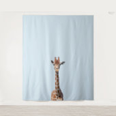 Cute giraffe face wandkleed (Voorkant)