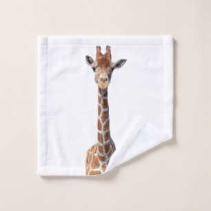 Cute giraffe face washandje