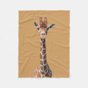 Cute giraffe fleece deken