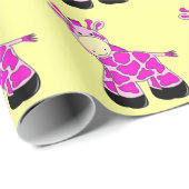 Cute Giraffe Gift Wrapping Paper for Children Cadeaupapier (Rol Hoek)