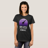 Cute Giraffe Giraffe is mijn dierlijk T-shirt (Voorkant volledig)