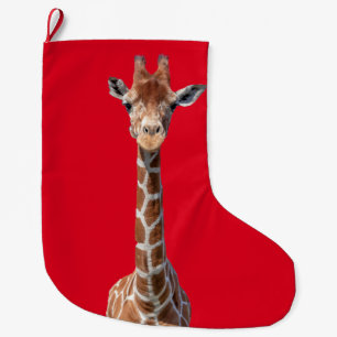 Cute giraffe grote kerstsok