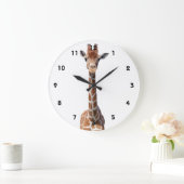 Cute giraffe grote klok (Huis)