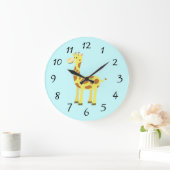 Cute Giraffe Grote Klok (Huis)