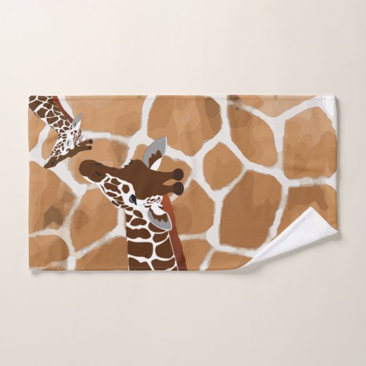 Cute Giraffe Handdoek (Handdoek)