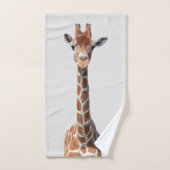 Cute giraffe handdoek (Handdoek)