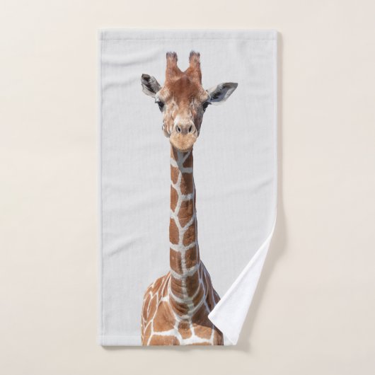 Cute giraffe handdoek (Handdoek)