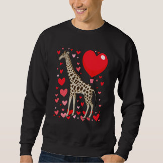 Cute Giraffe Heart Tall Couples Valentine Zoo Anim Trui